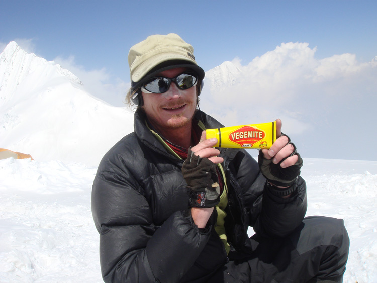 Mick with vegemite